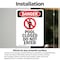 Signmission Pool Closed Do Not Enter Danger Sign, Vinyl Decal, 7in W x 10in L, 2PK OS-2PACK-DS-D-710-V-1636 - alternate 5